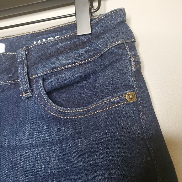 DL1961 Margaux Instasculpt Ankle Skinny Dark Wash Jeans Winter Women's Size 28 - Picture 9 of 16